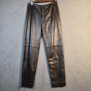 Cole Haan City Pants Brown /  Chocolate  Imported leather, Made In USA  Size  8